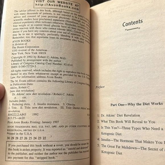Book Dr. Atkins’ New Di et Revolution Paperback - Picture 4 of 4